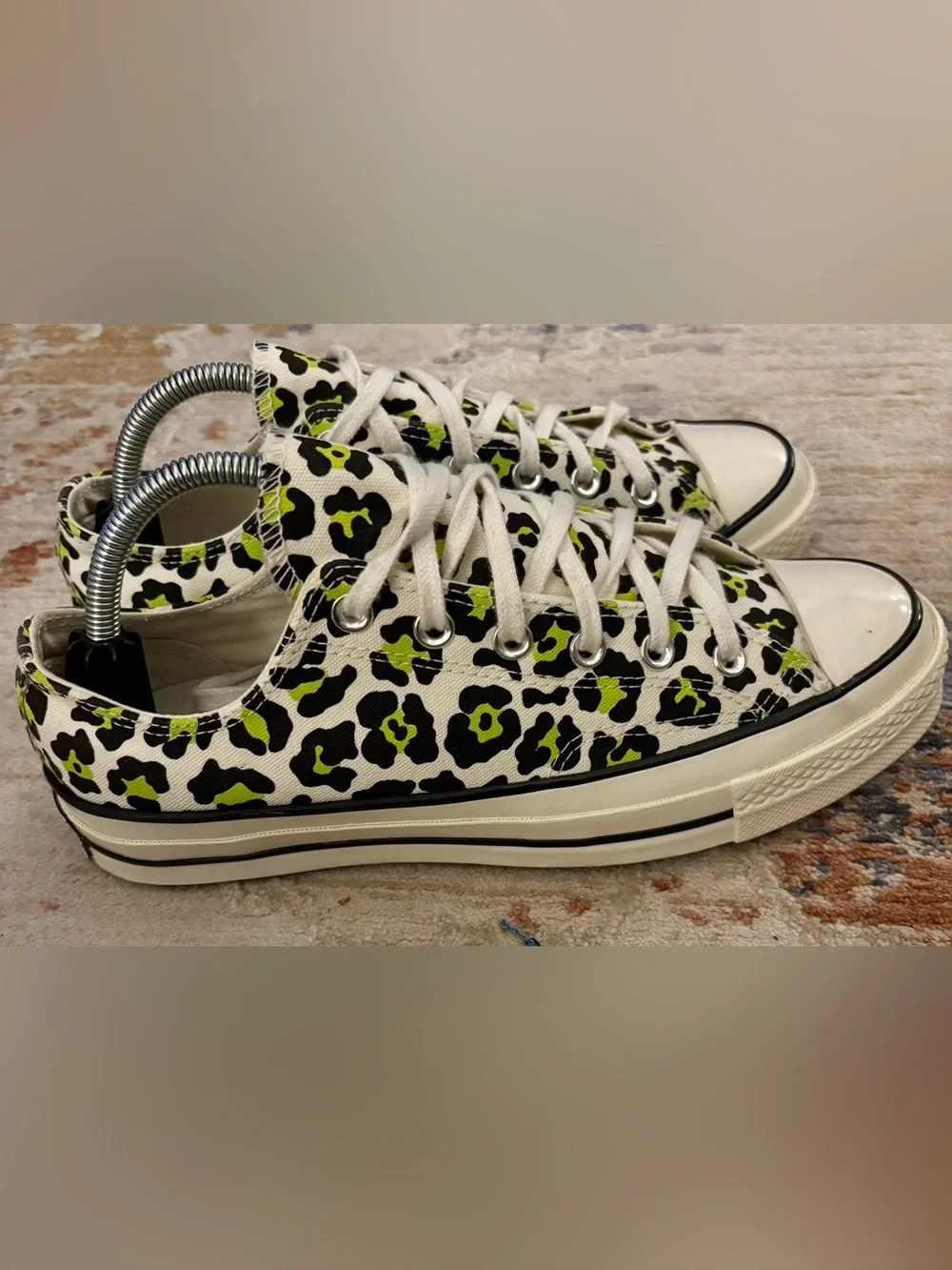 Converse Chuck 70 Ox Low “Archive Print-Neon Leopard” Sneakers! - Picture 1 of 7